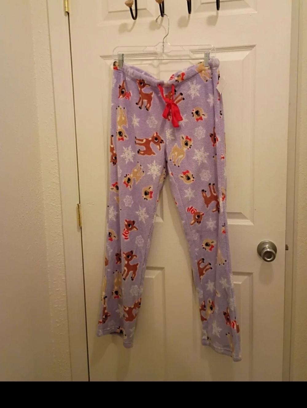 Women's Purple Reindeer Pajama Pants